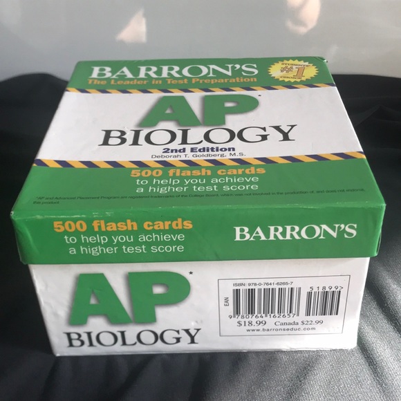Barron’s Other Barrons Ap Biology Flash Cards Poshmark